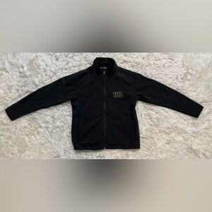 University Of Oregon UO Ducks Embroidered Jacket Black Granyte Zip Up Mens M